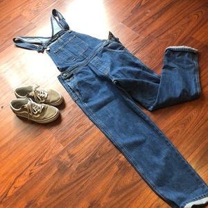 Blue jean American Apparel Overalls